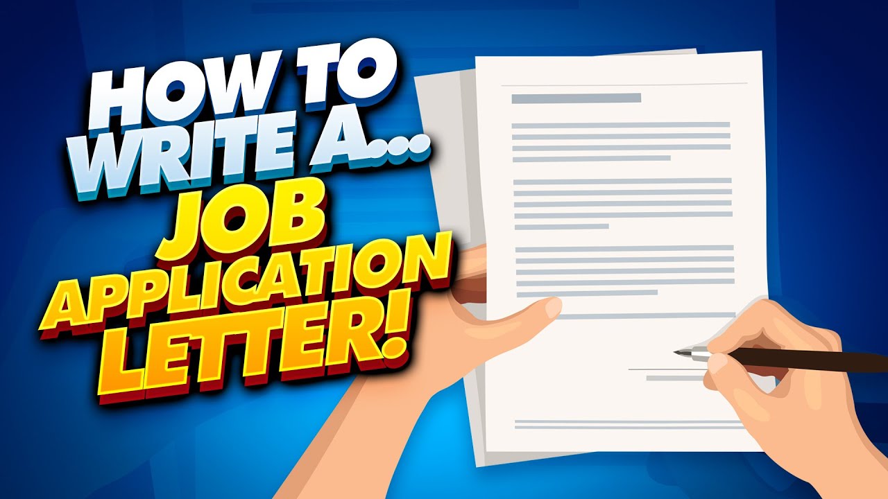 How to Write a Job Application Letter